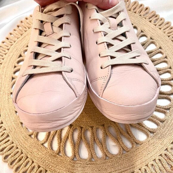 Rag & Bone RB1 Light Pink Low Leather Sneakers Unisex Size EU 37 - Picture 6 of 12